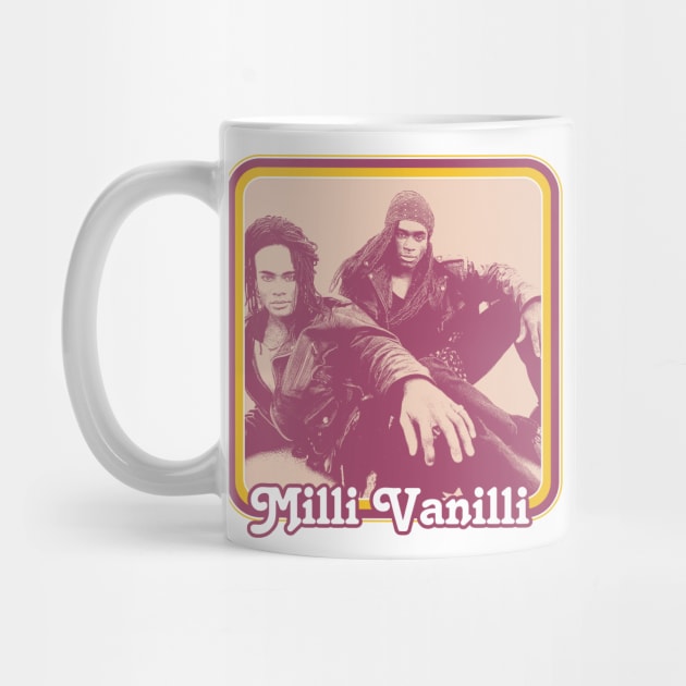 Milli Vanilli \/\/\ Retro Fan Art Aesthetic Design by DankFutura